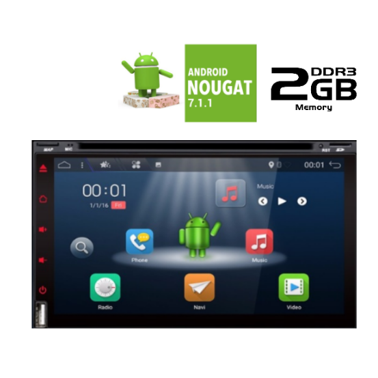 2 DIN Display - IQ AN7690 GPS