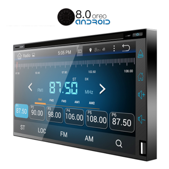 2 DIN Display - IQ AN8680 GPS