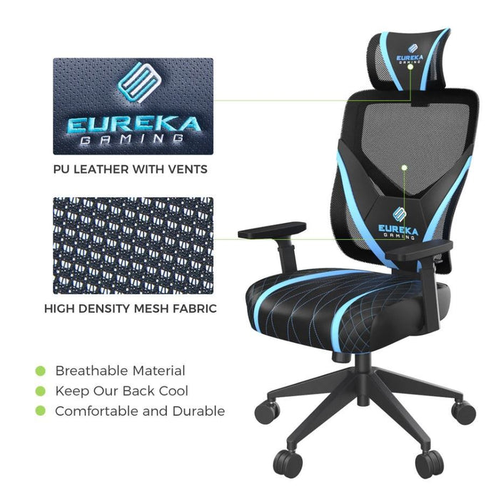Gaming Καρέκλα -  Eureka Ergonomic® ONEX-GE300-BB