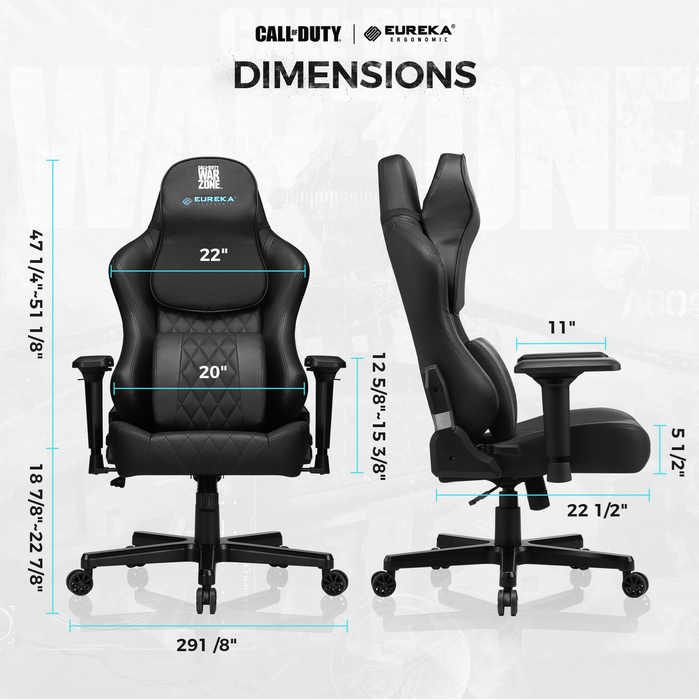 Gaming Καρέκλα -  Eureka Ergonomic® COD-005-B