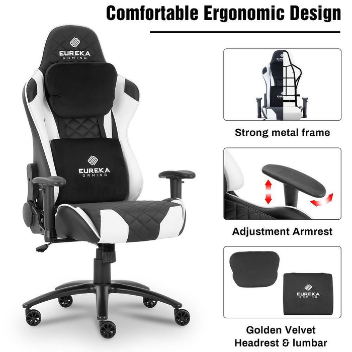 Gaming Καρέκλα -  Eureka Ergonomic® ERK-ONEX-GX330-BW