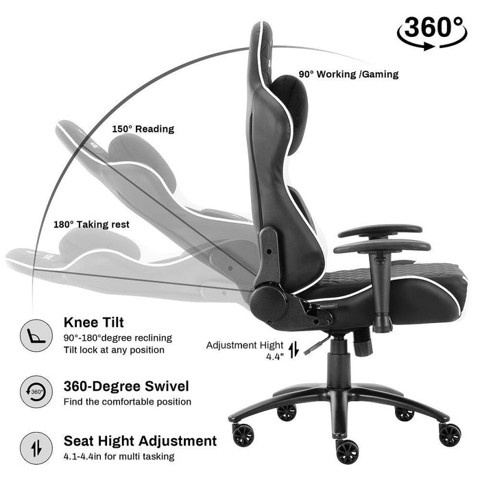 Gaming Καρέκλα -  Eureka Ergonomic® ERK-ONEX-GX330-BW